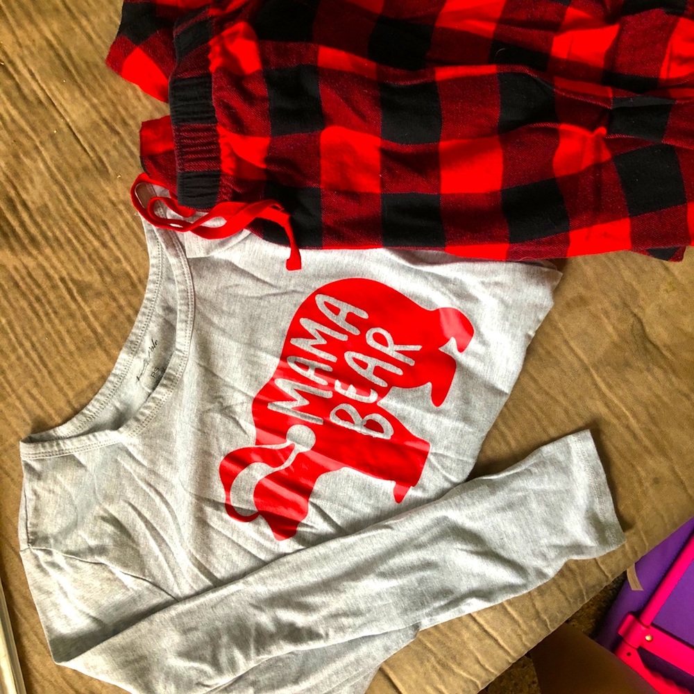 Mama Bear Pajamas Set